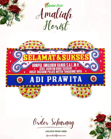 Papan Bunga Ucapan Selamat antapani wetan
